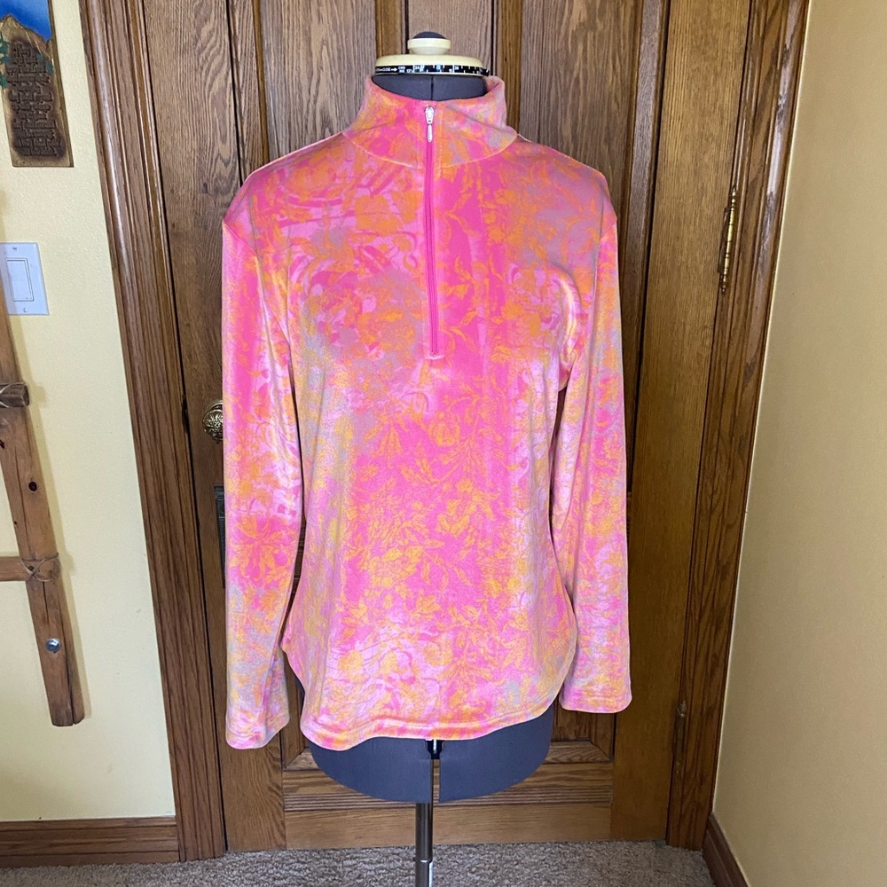 Obermeyer Quarter Zip Long Sleeve Shirt M